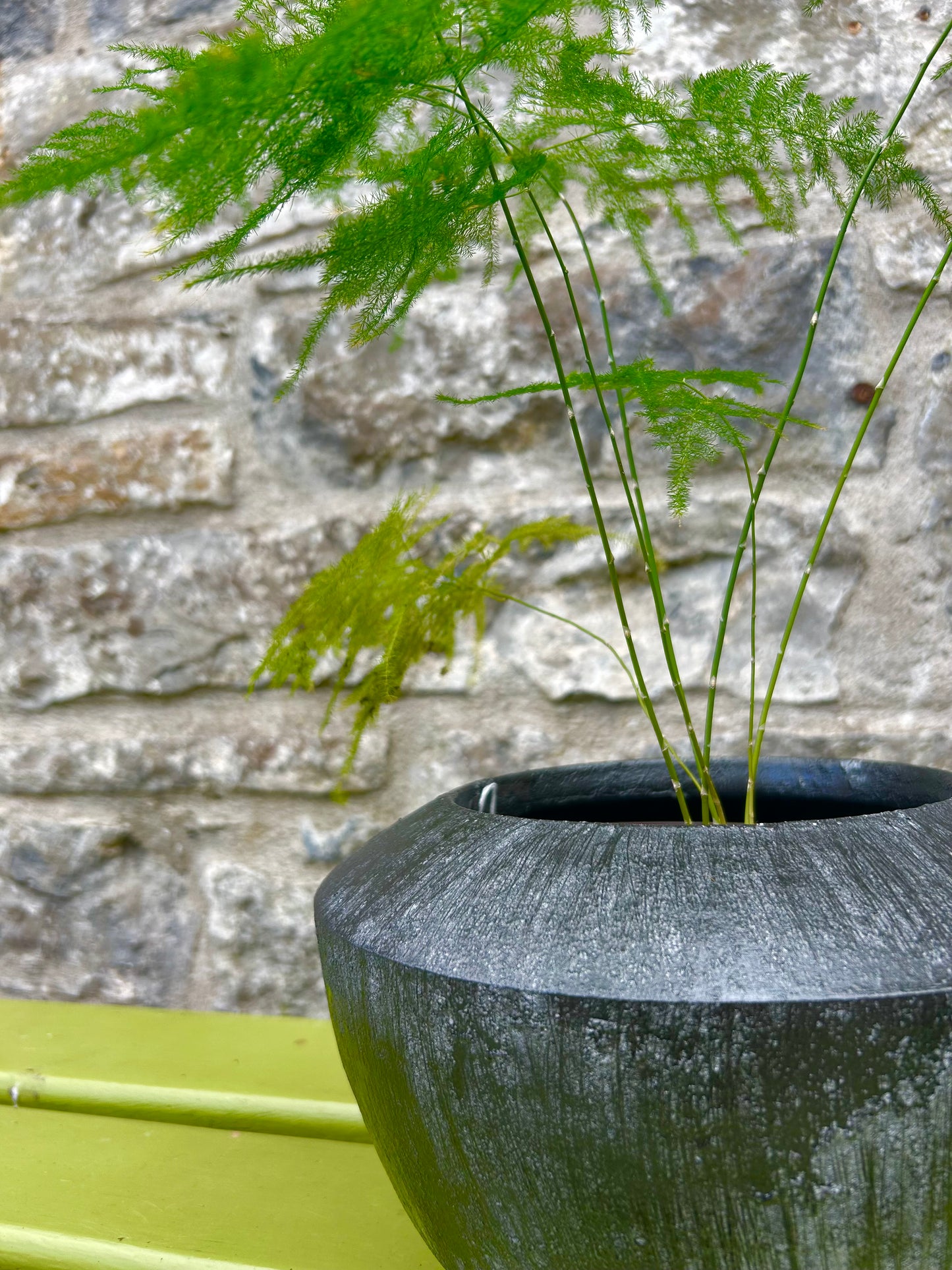 Bali Black Coal Plant Pot