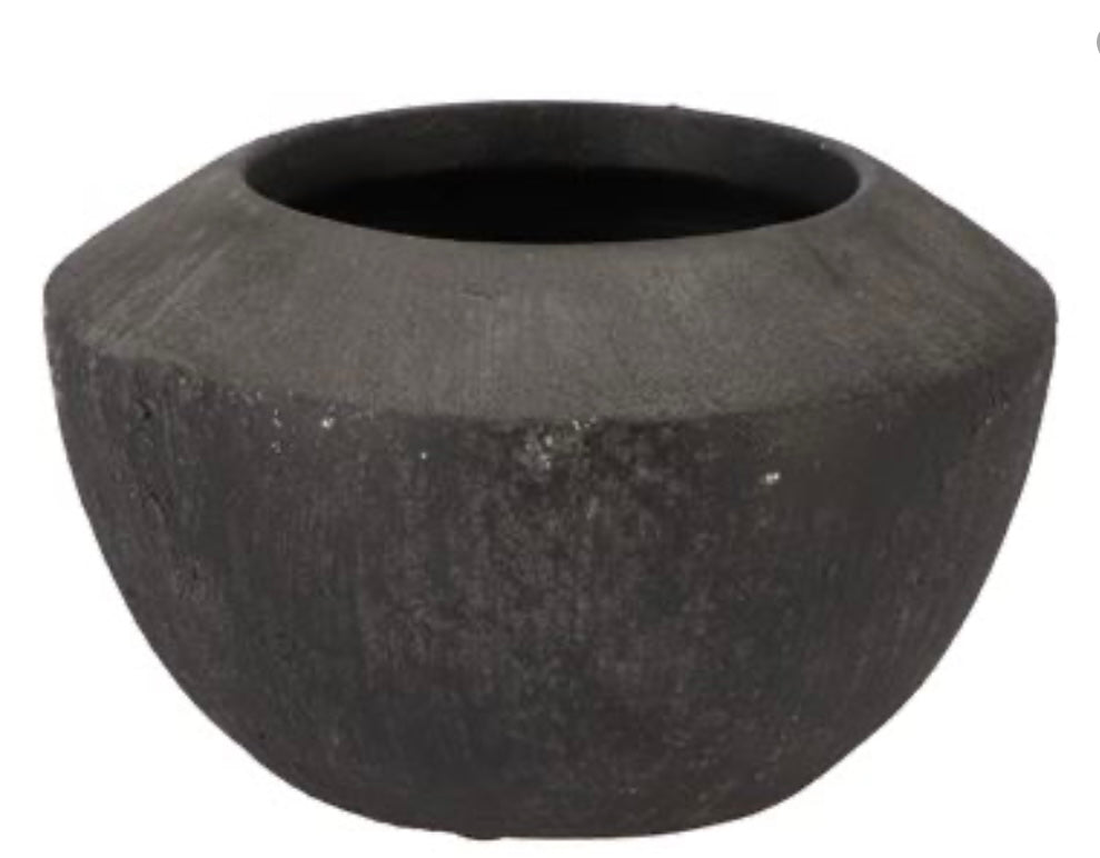 Bali Black Coal Plant Pot