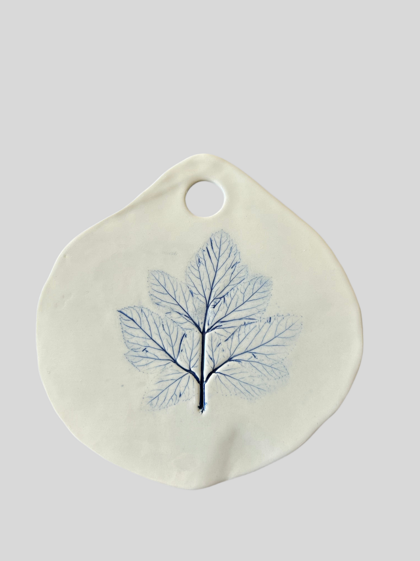 Handmade Round Ceramic Serving Board