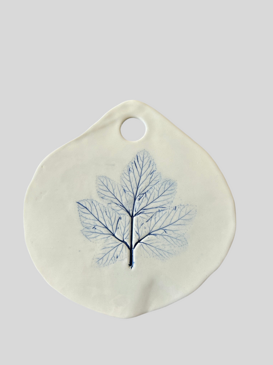 Handmade Round Ceramic Serving Board
