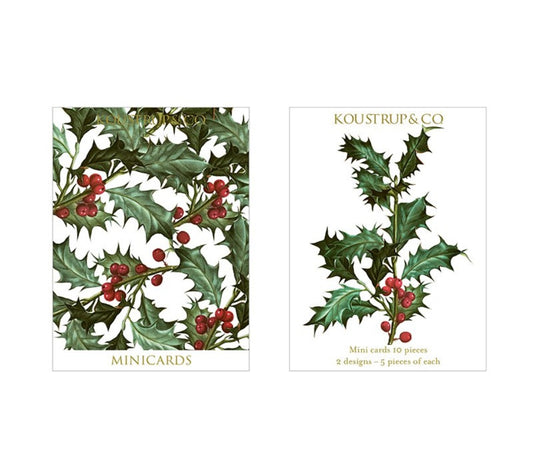 Mini Christmas Cards - Set of 10