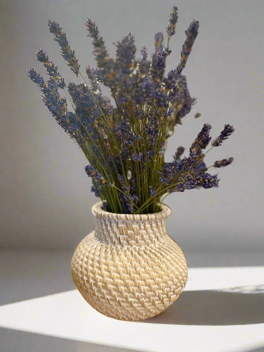 Rattan Vase