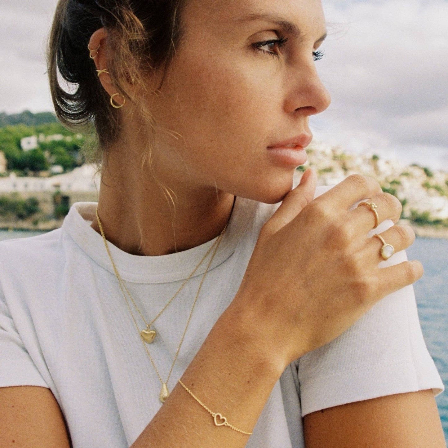 Zyna Gold Earrings