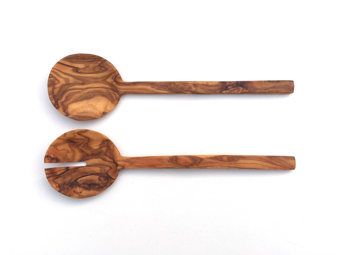 Olive Wood Salad Servers Set