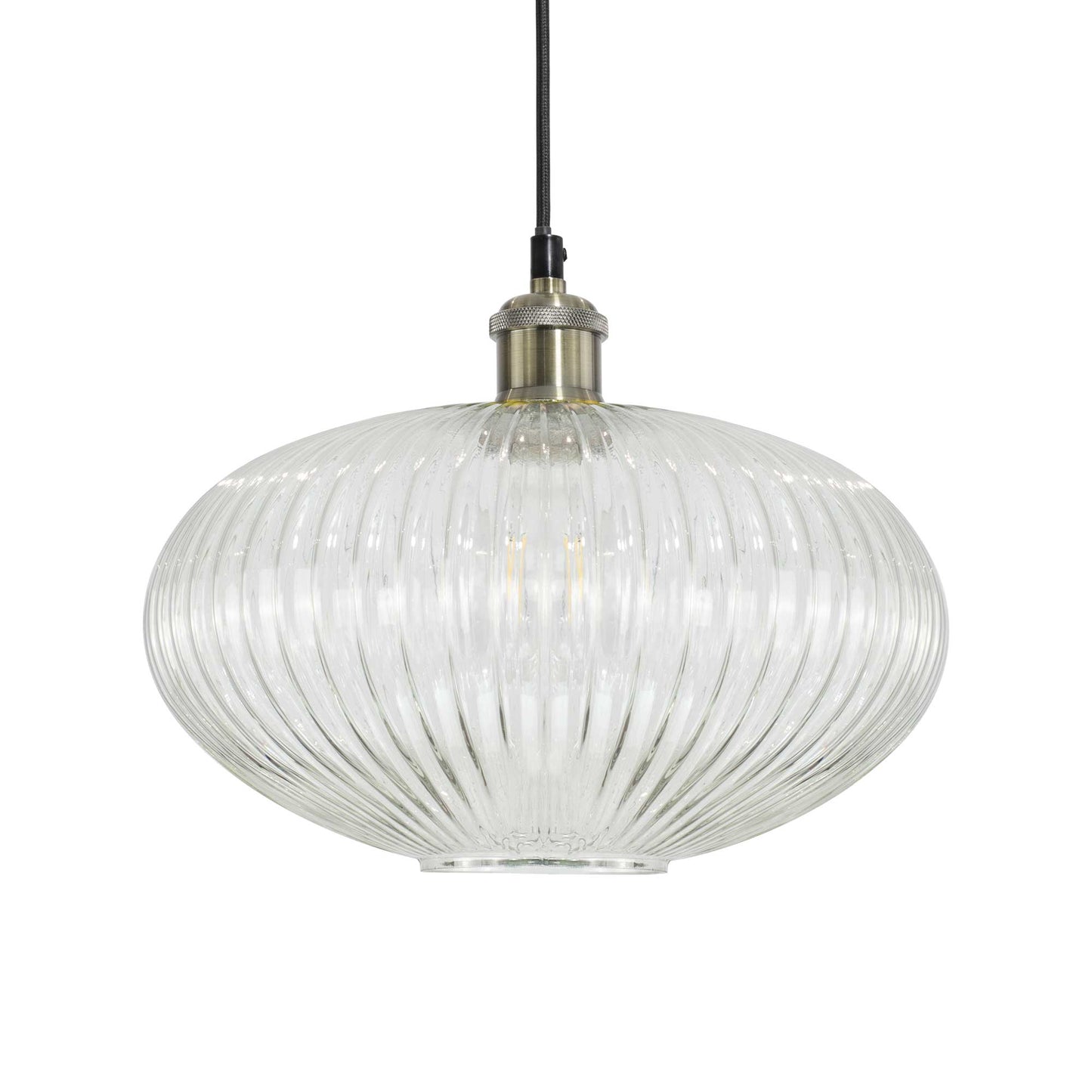 Chamey Striated Glass Pendant