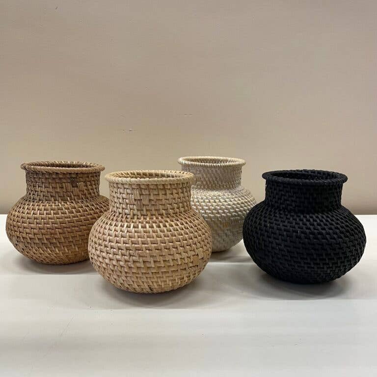 Rattan Vase