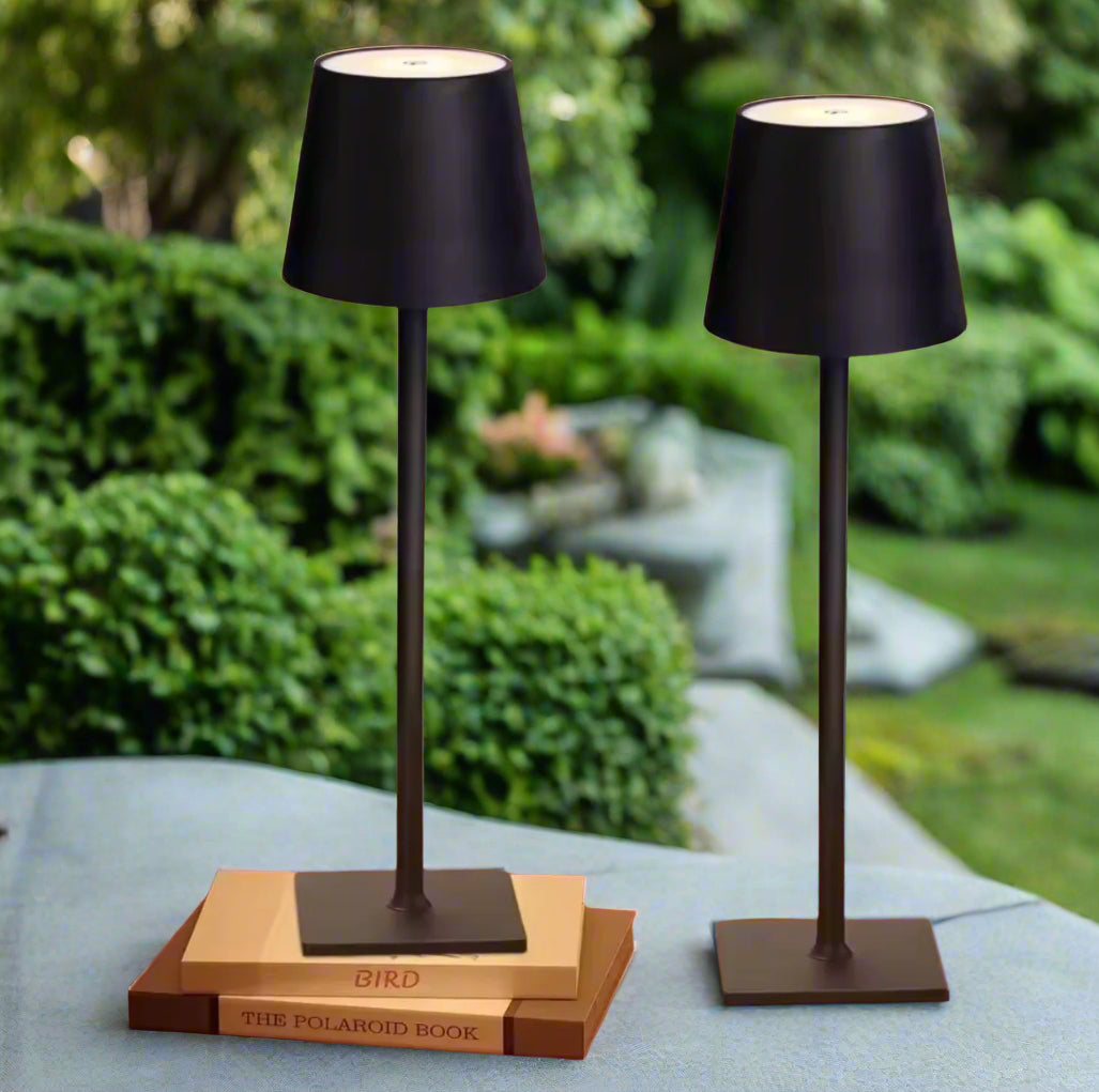 Cordless Rechargeable Lamp - Black