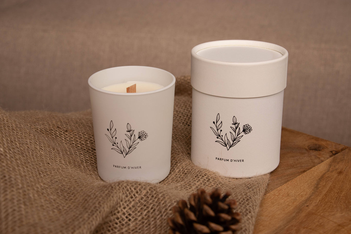 Wood-Fire Handmade Candle Gift