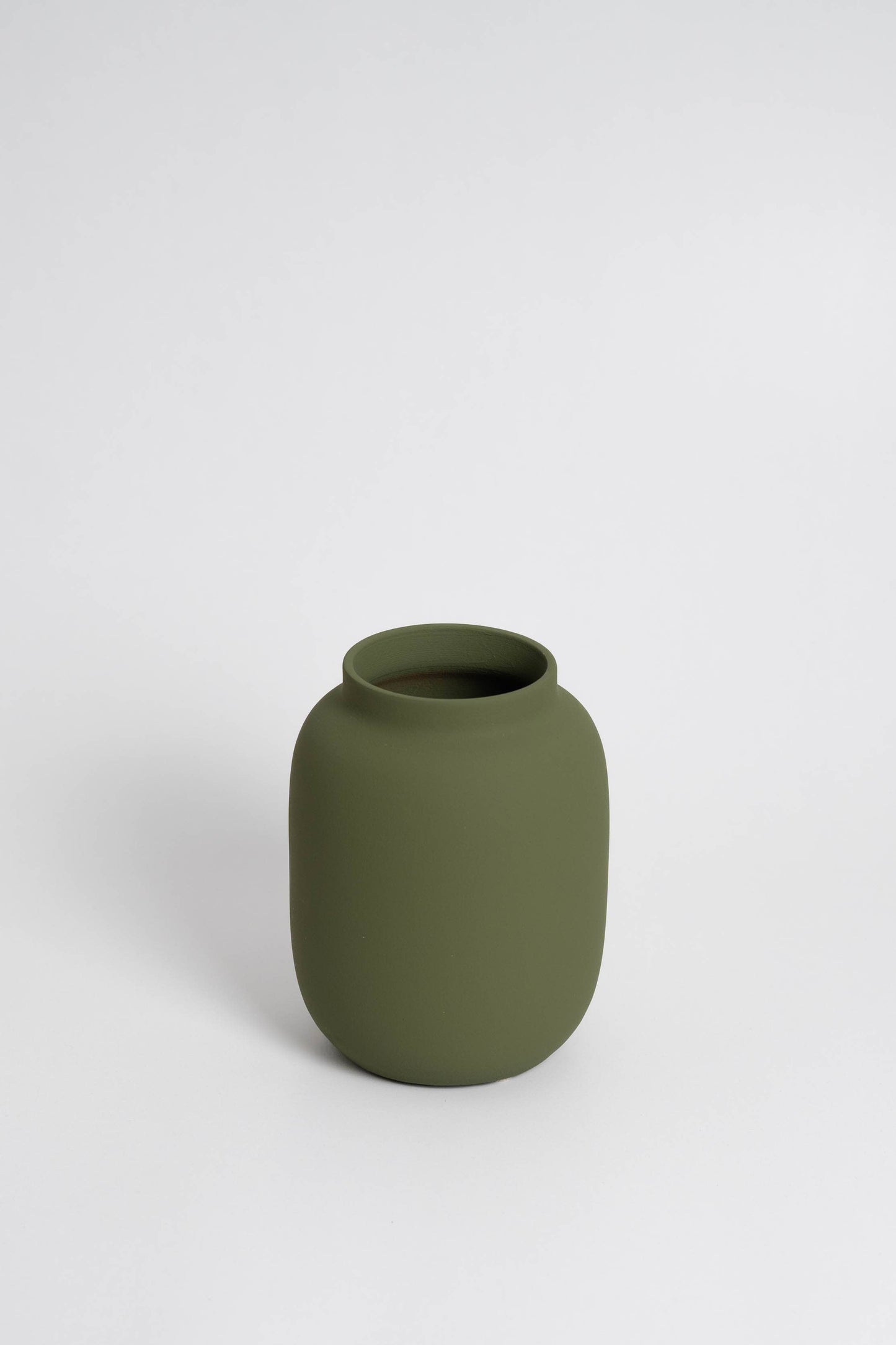 Olive Green Vase - Blanc 04