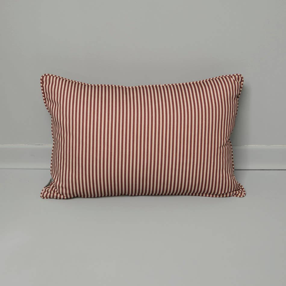 Striped Cotton Cushion - 3 Colours