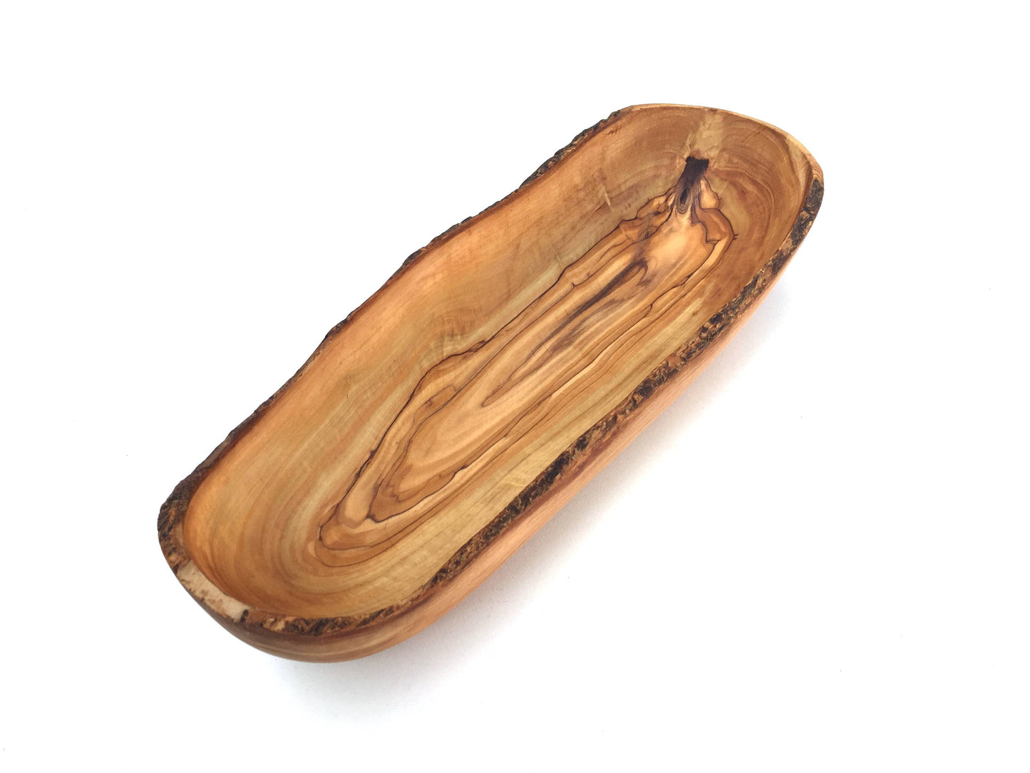 Olive Wood Baguette Bowl