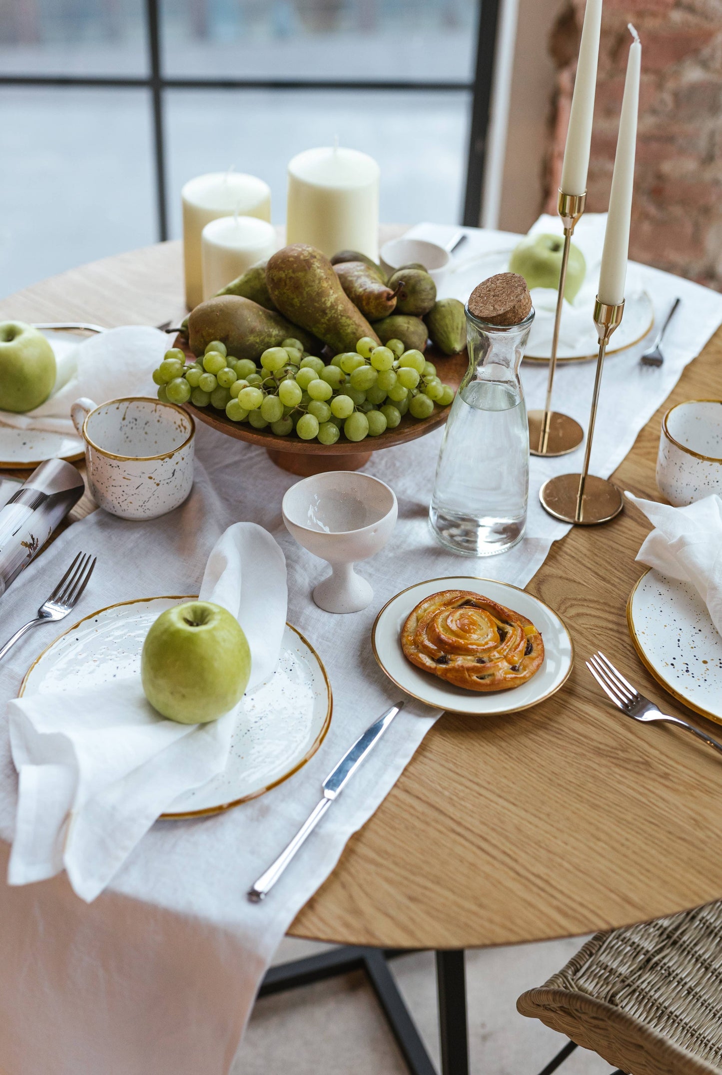 White Linen Napkin - Set Of 2