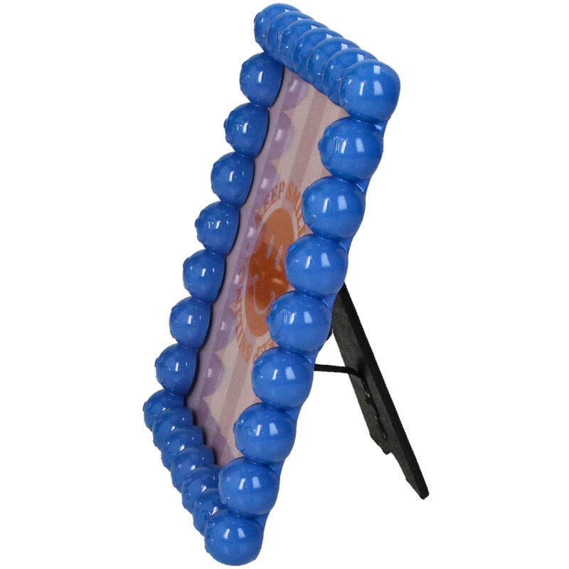Blue Beaded Photo Frame