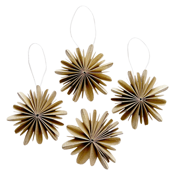 Paper Snowflake Ornaments - Two Colours