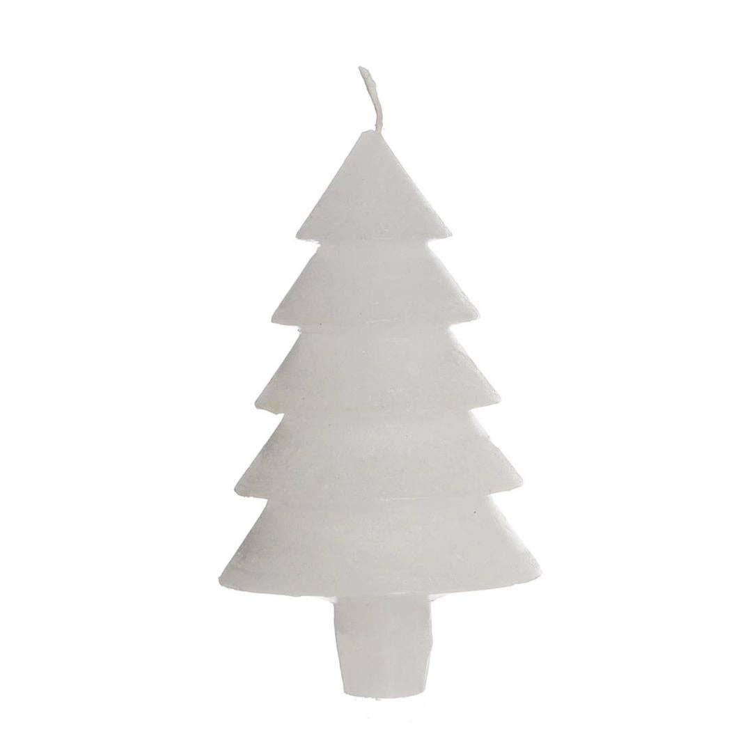 Tree Candle - White