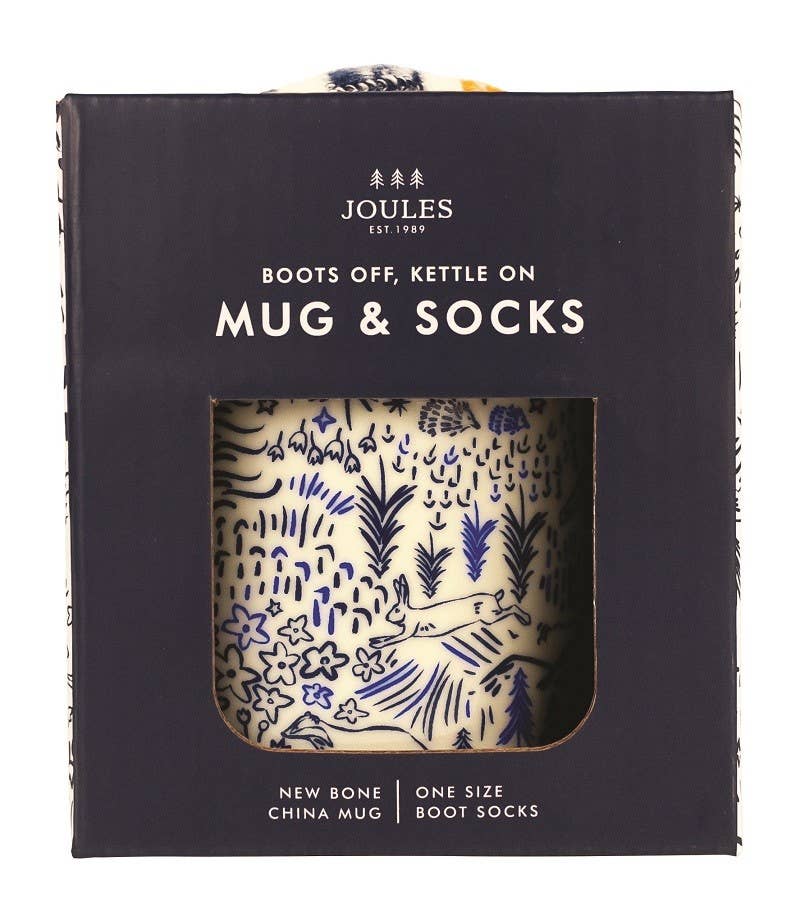 Joules Men’s Mug & Sock Gift Set