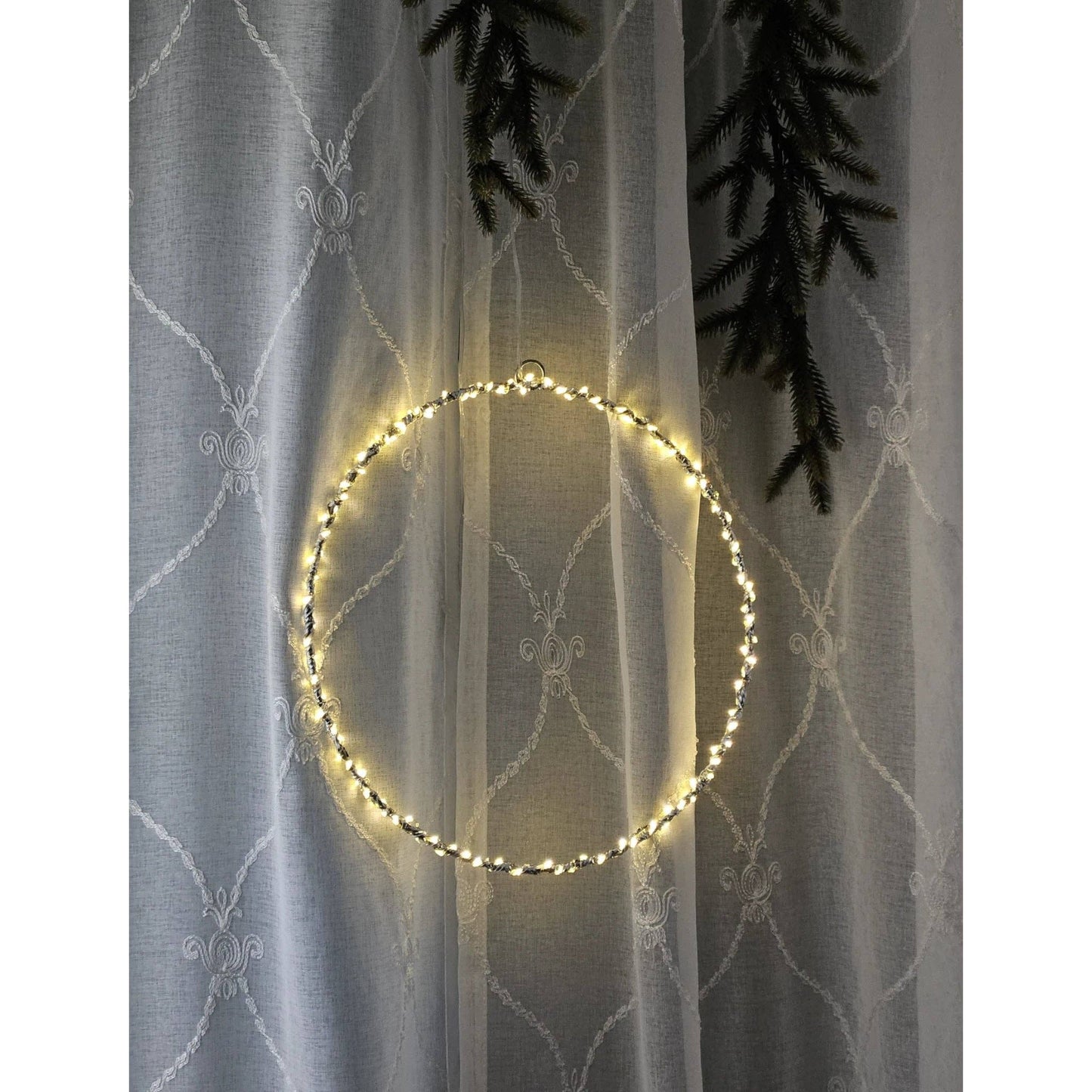 LED Christmas Wreath