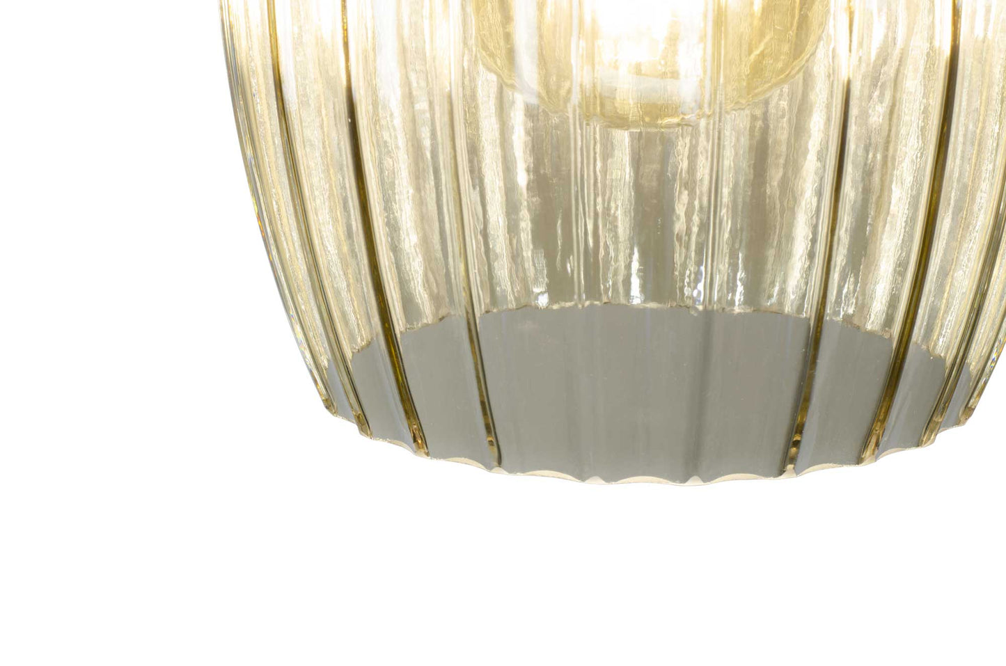 Genusi Striated Amber Glass Suspension