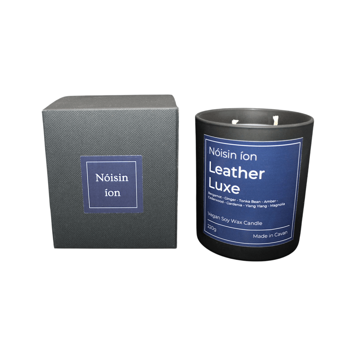 Leather Luxe Soy Scented Candle