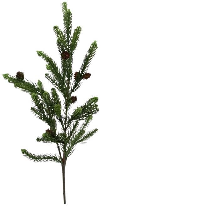 Pine Branch With Pinecones - 76cm