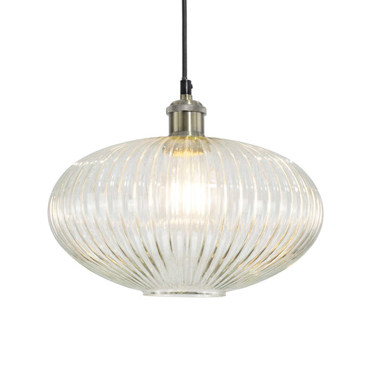 Chamey Striated Glass Pendant