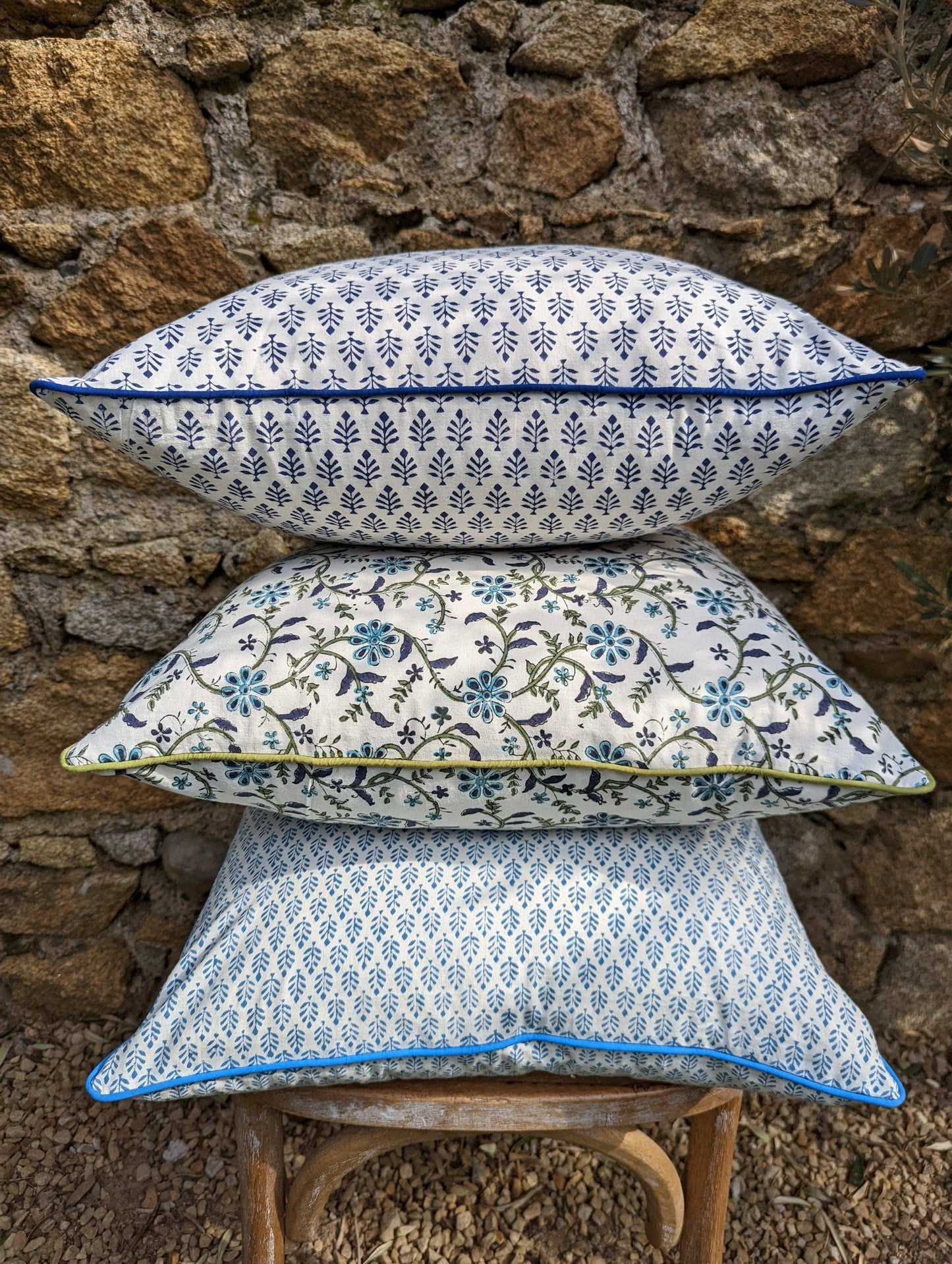 Sofia Blue Cushion Cover