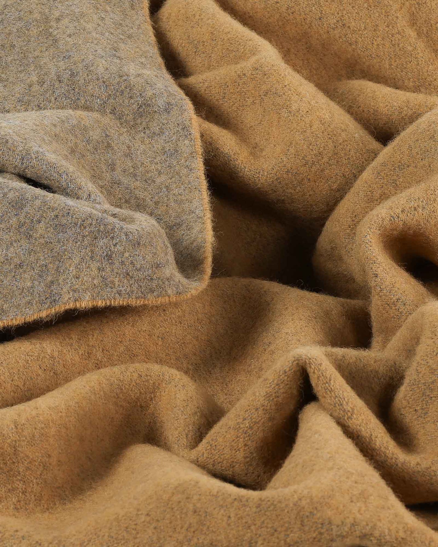 Wool Throw Blanket - Moonlight