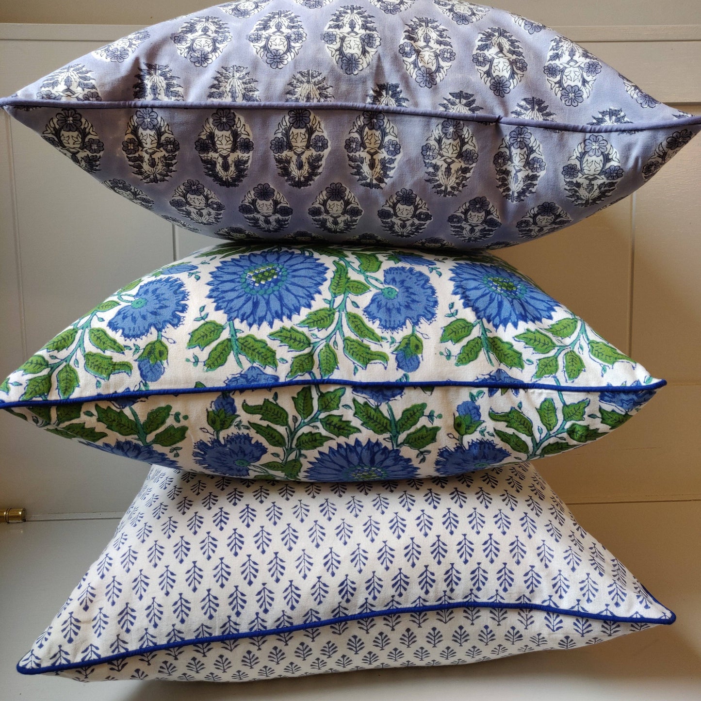 Sofia Blue Cushion Cover