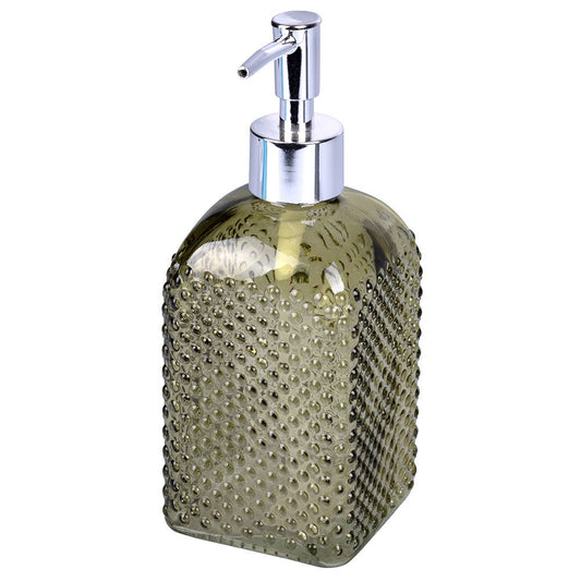 Textured Glass Soap Dispenser 2 Colours