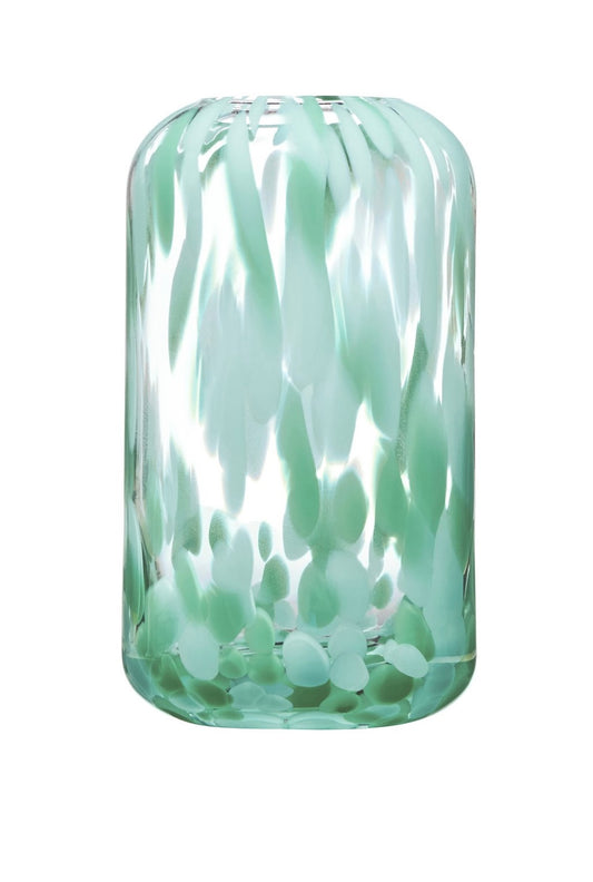 Lava Glass Vase - Green