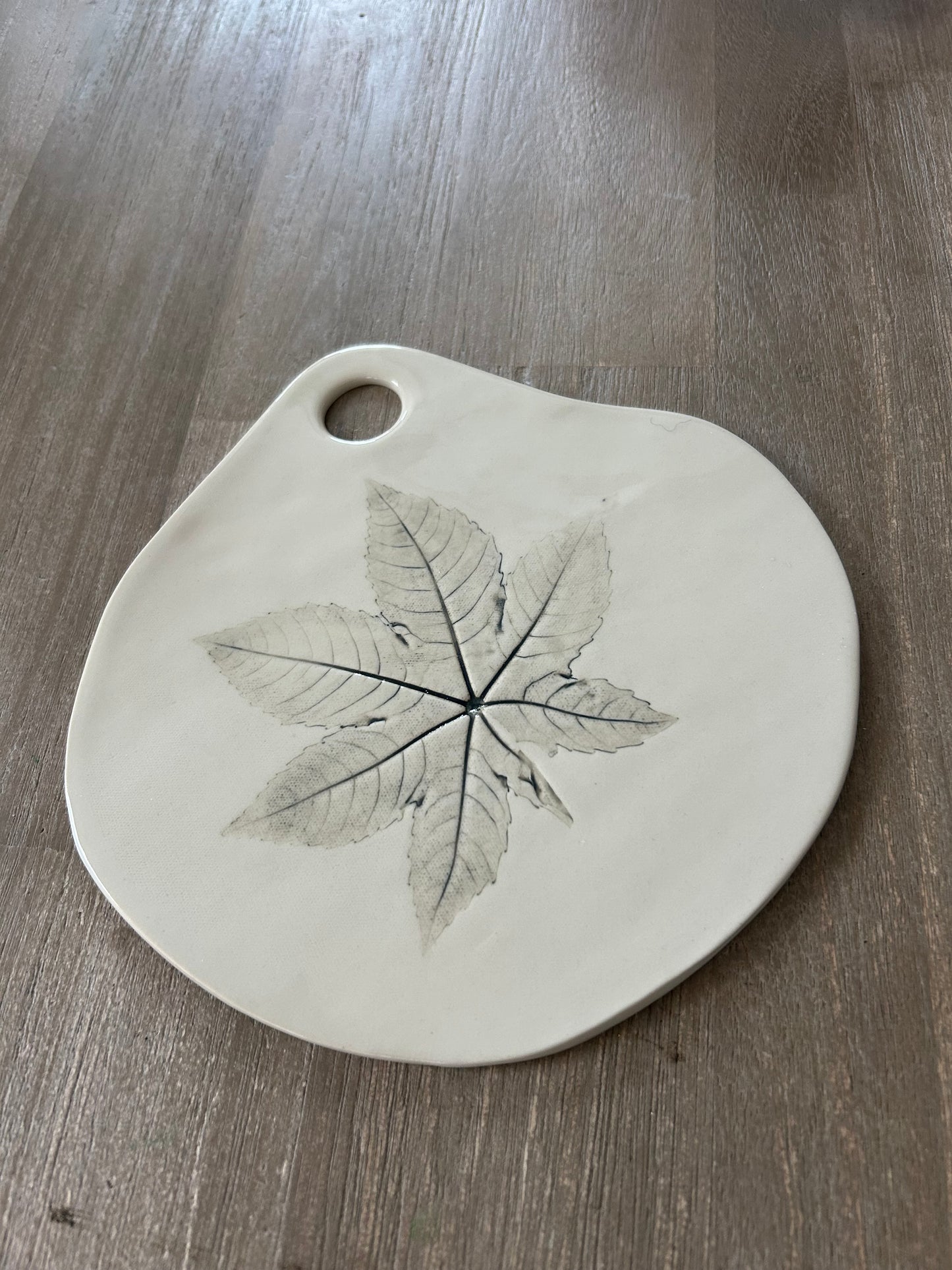 Spring Botanical Ceramic Serving Board (Medium)