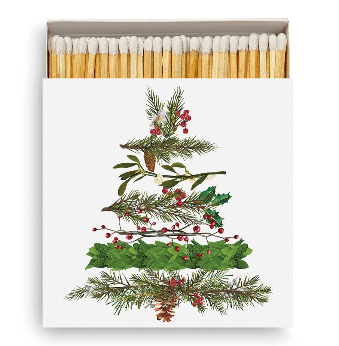 Christmas Designed Extra Long Matches - Three Designs