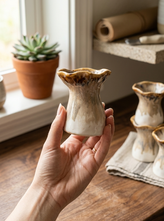 Ondine Ceramic Bud Vase