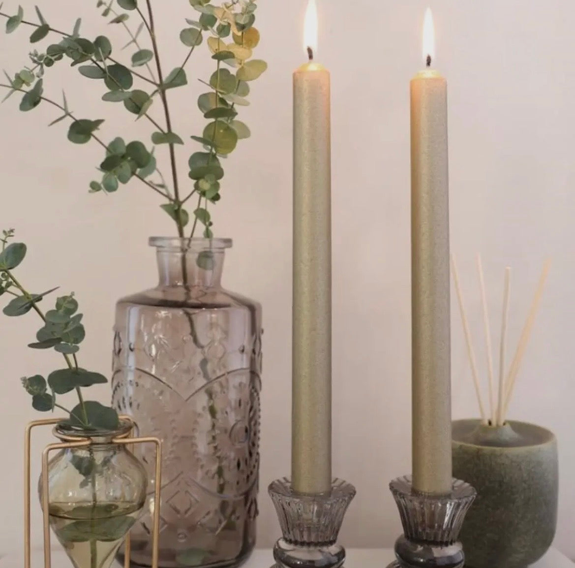Bliss Dinner Candle Set - 3 Colours