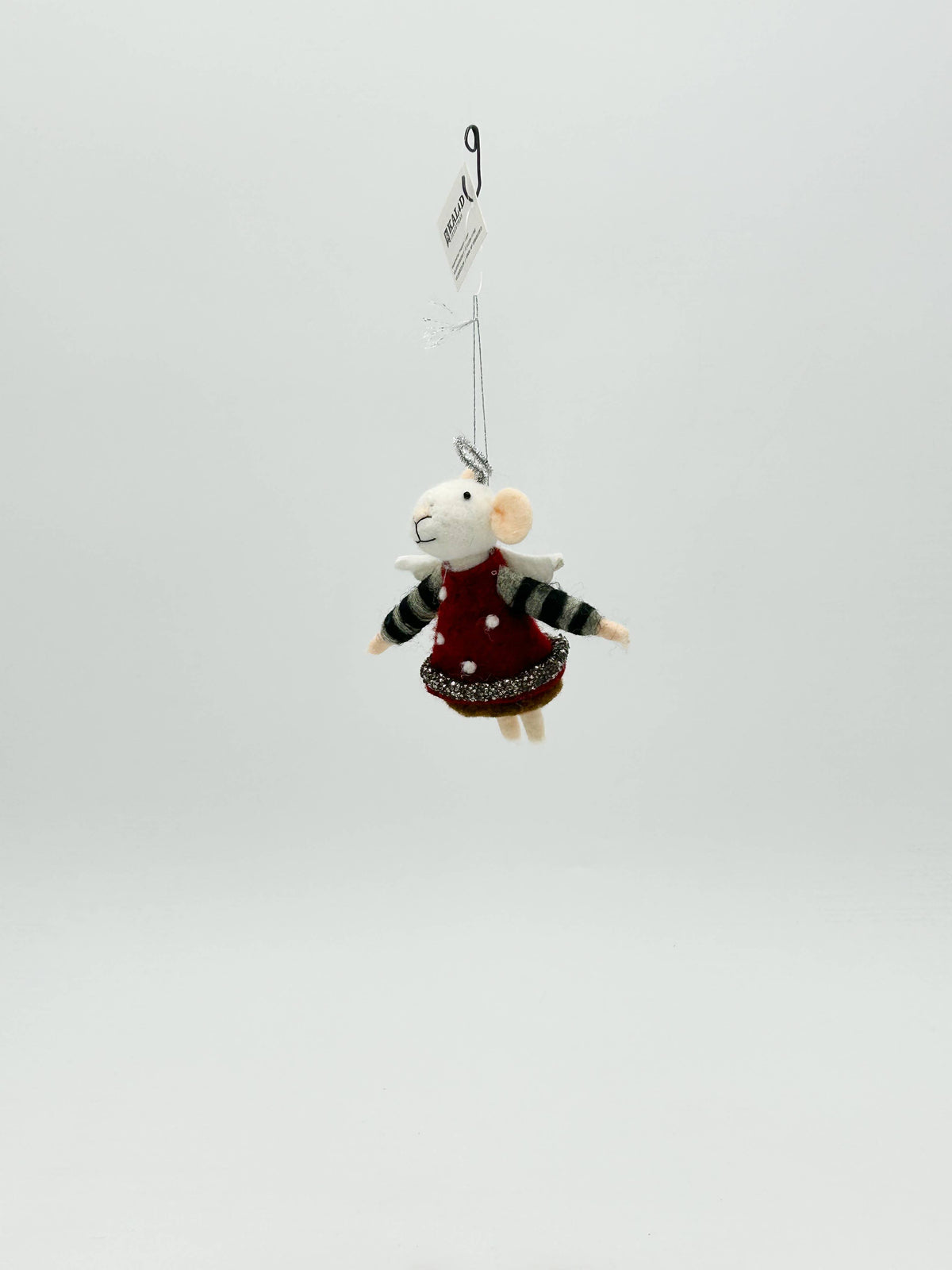 Felt Angel Mouse Christmas Decoration