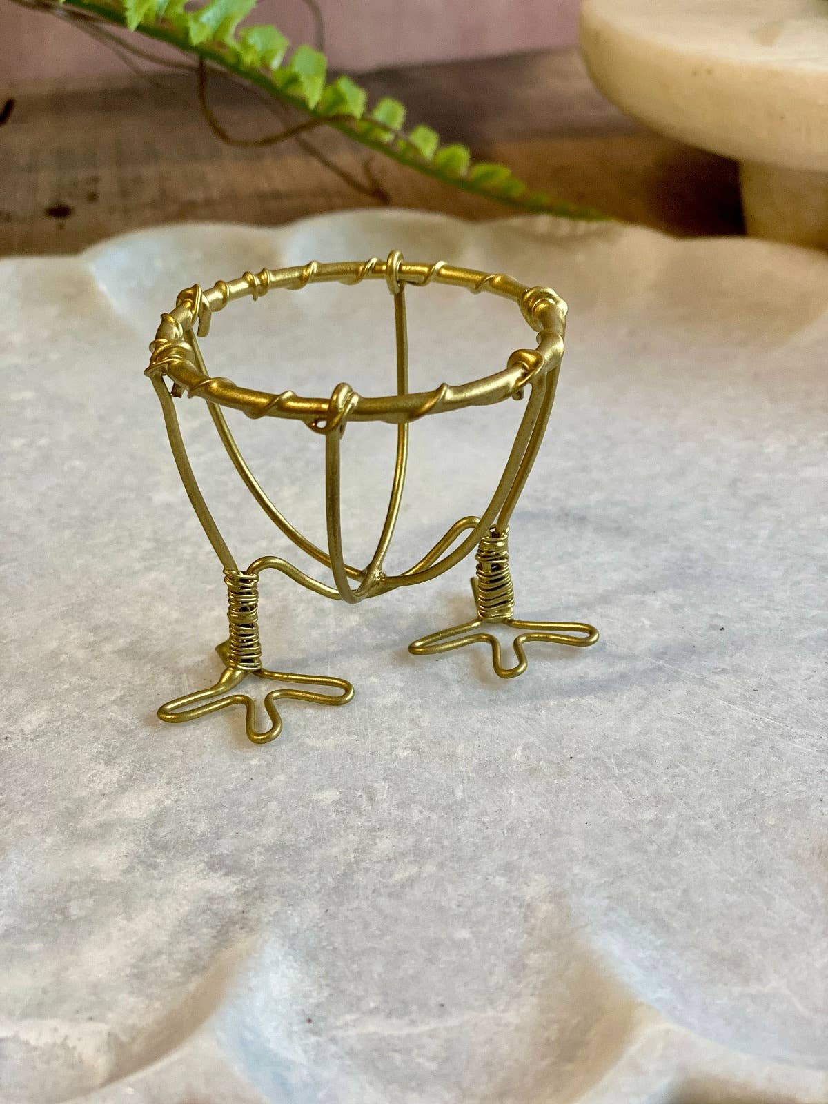 Handmade Chicken Feet Egg Cup