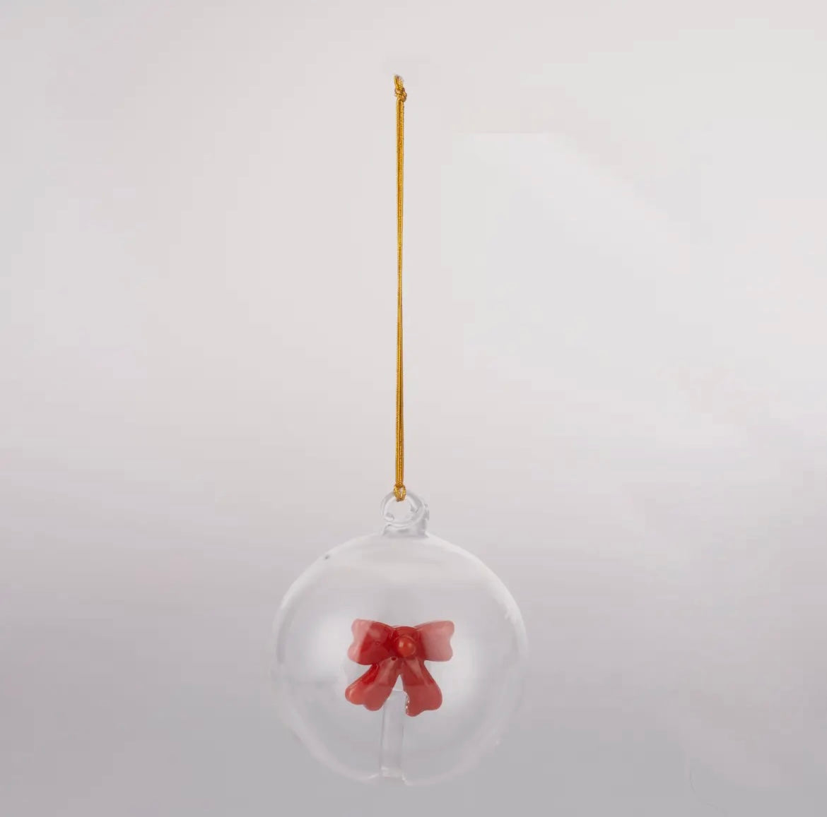 Clear Glass Christmas Bauble - Various 3D Designs