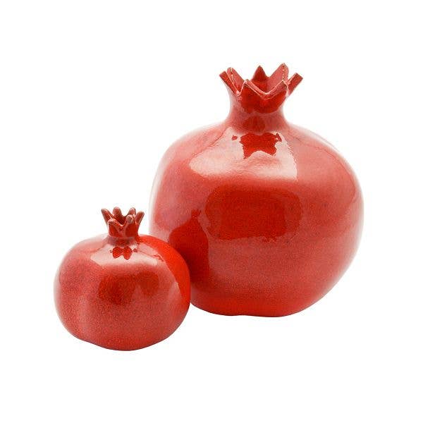 Pomegranate Vase – Handmade Ceramic (2 Sizes)