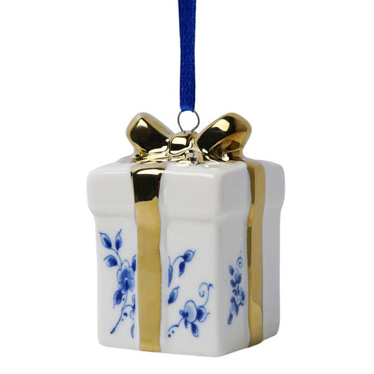 Delft Blue Christmas Gift Ornament