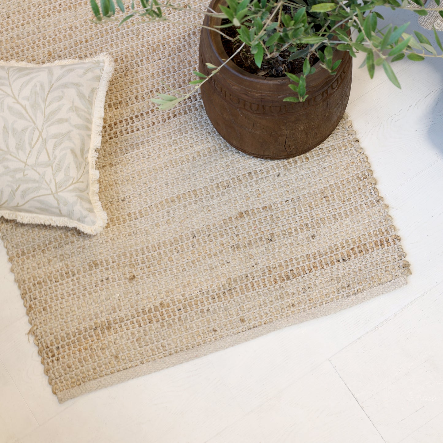 Woven Jute Runner - 200 cm x 70 cm