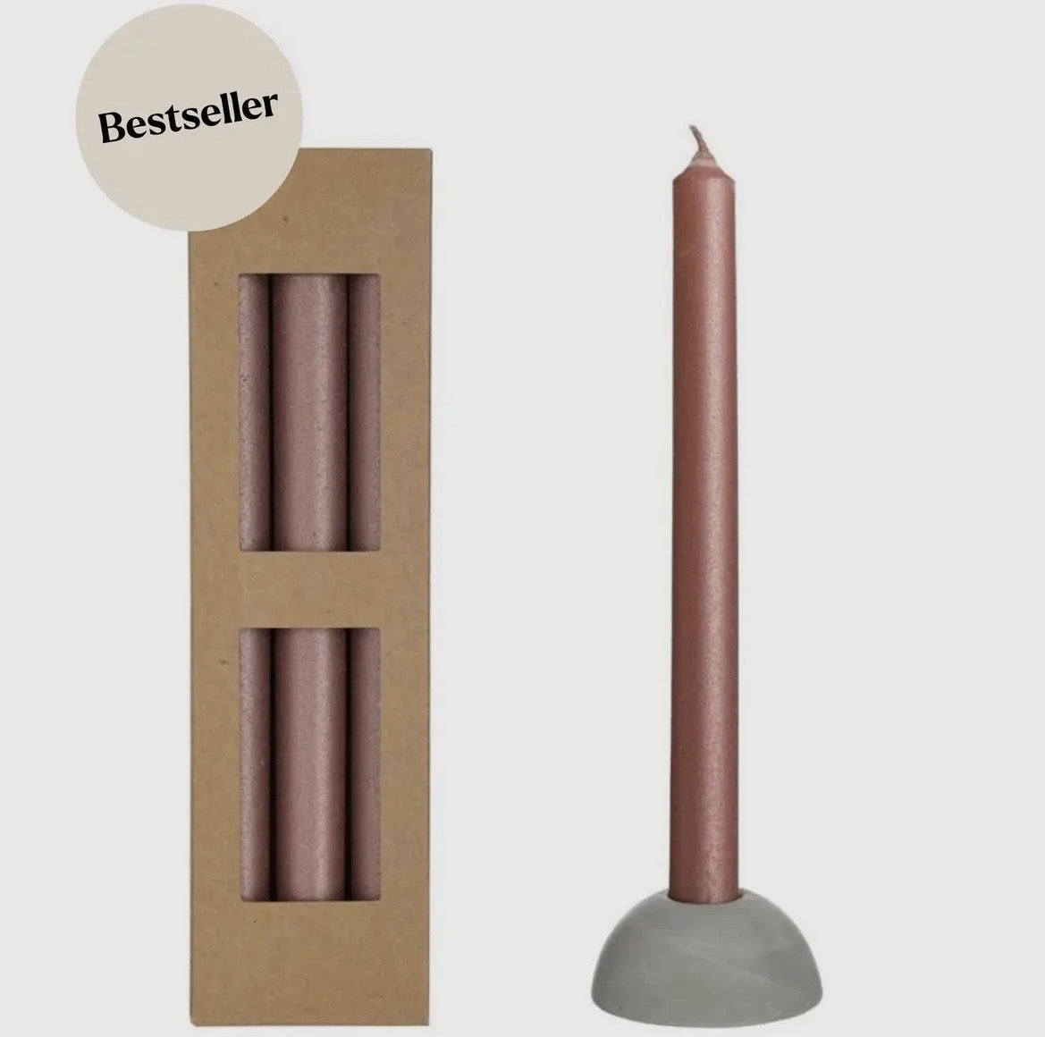 Bliss Dinner Candle Set - 3 Colours