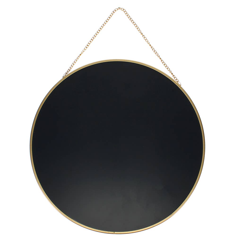Gold Chain Hanging Mirror