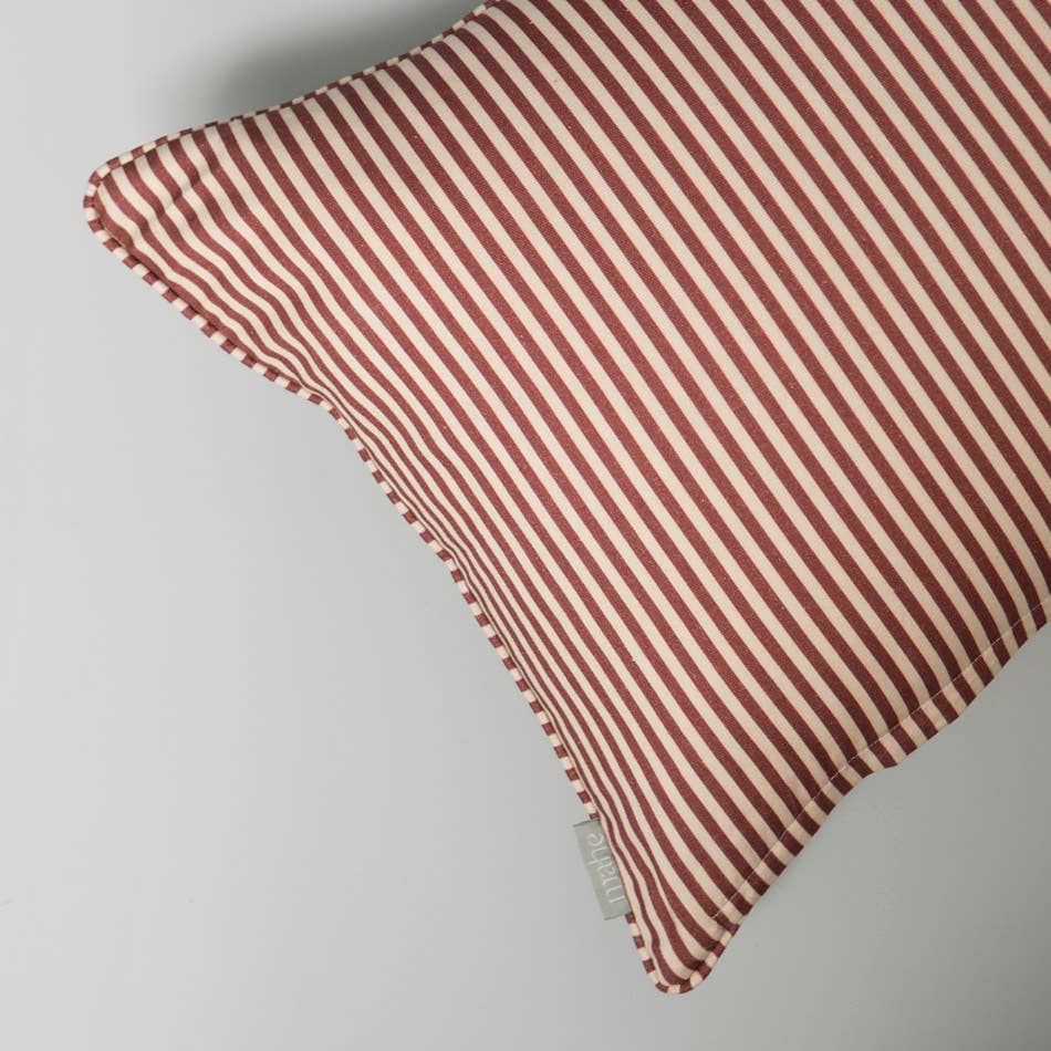 Striped Cotton Cushion - 3 Colours