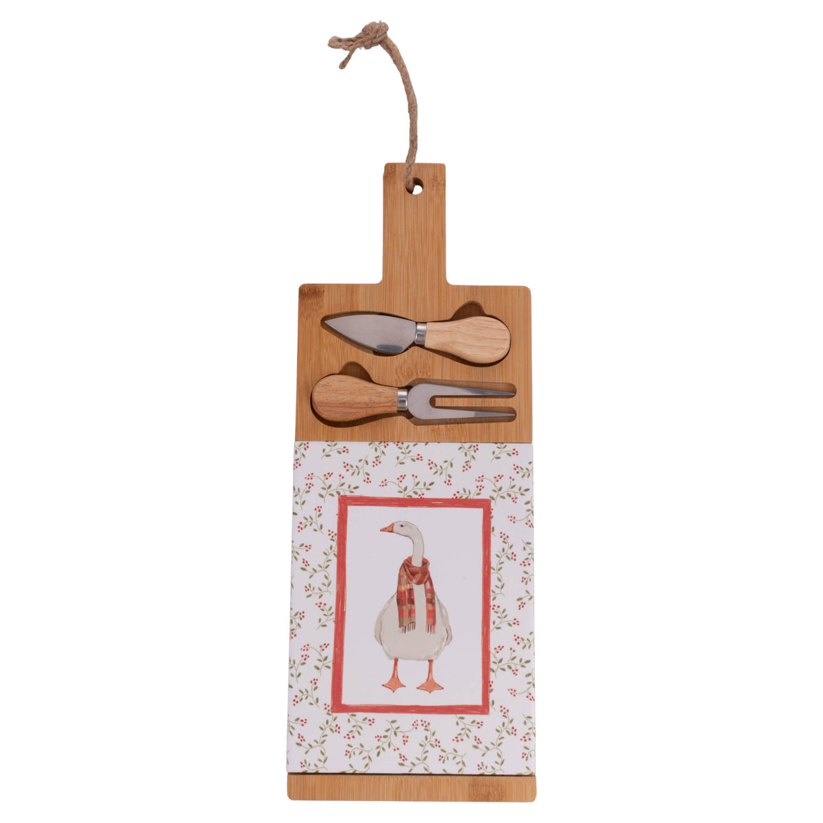 Christmas Cheese Board & Knife Set - 3 Designs