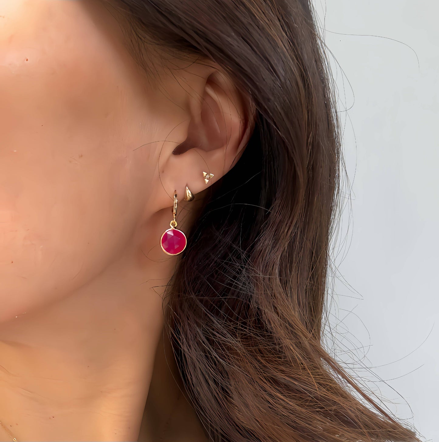 Chalcedony Drop Earrings