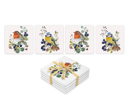 Garden Birds Coaster Set