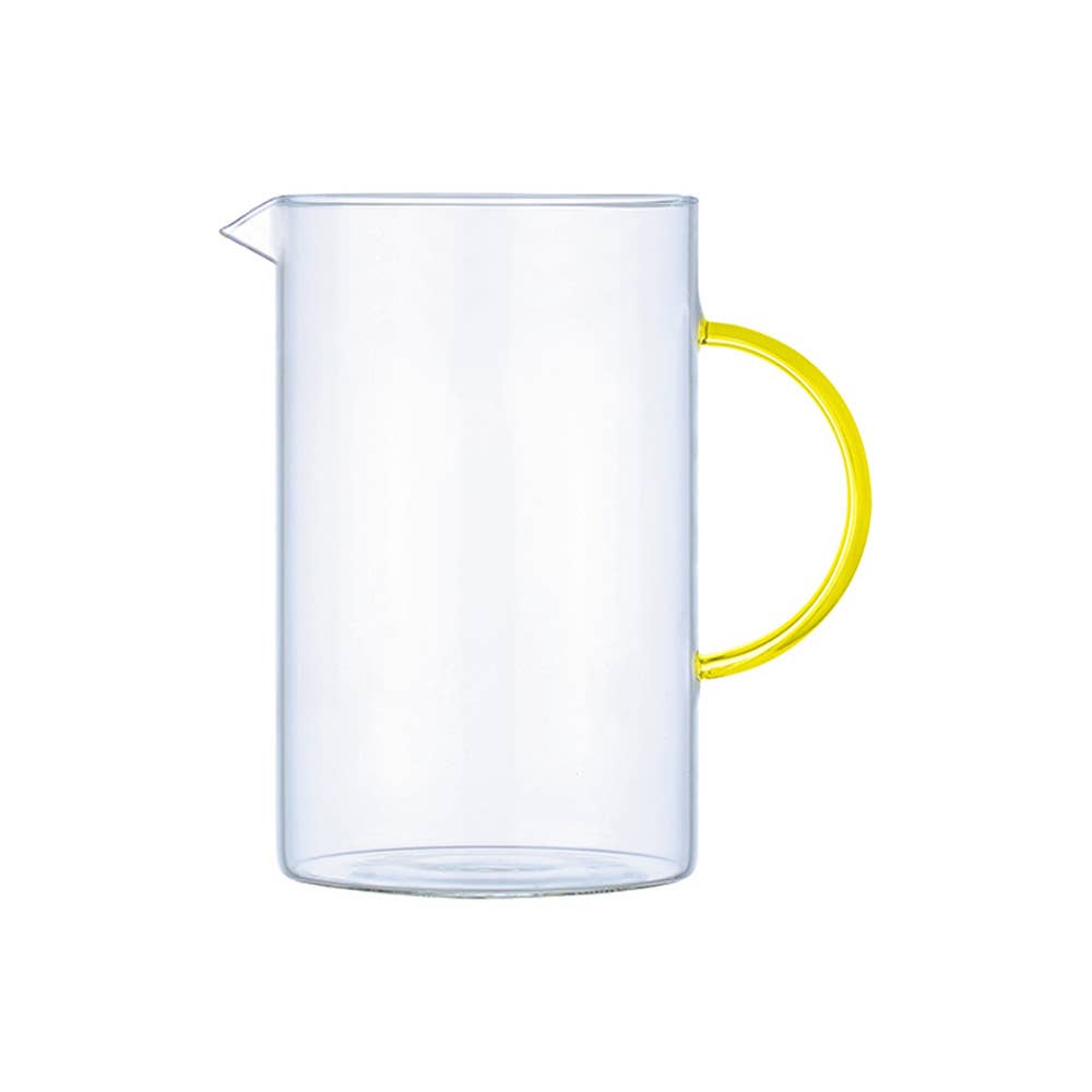 Lemon Handle Glass Pitcher