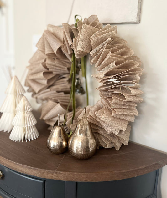 Raffia & Bells Wreath