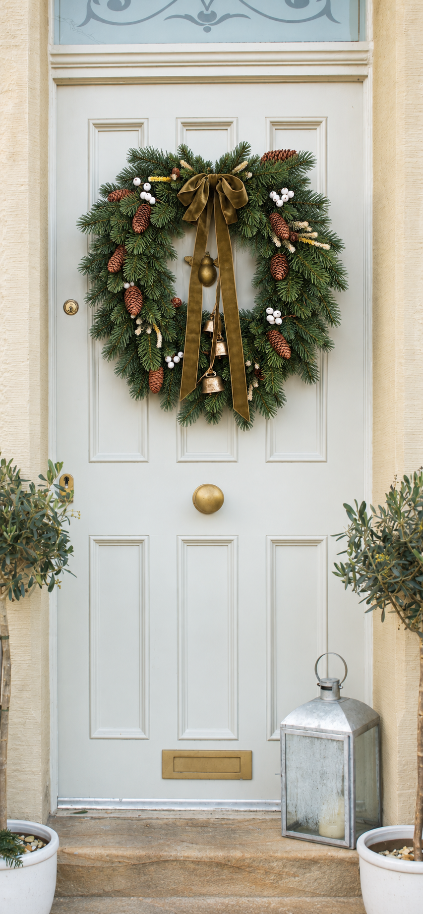Faux Mixed Pine & Fir Wreath
