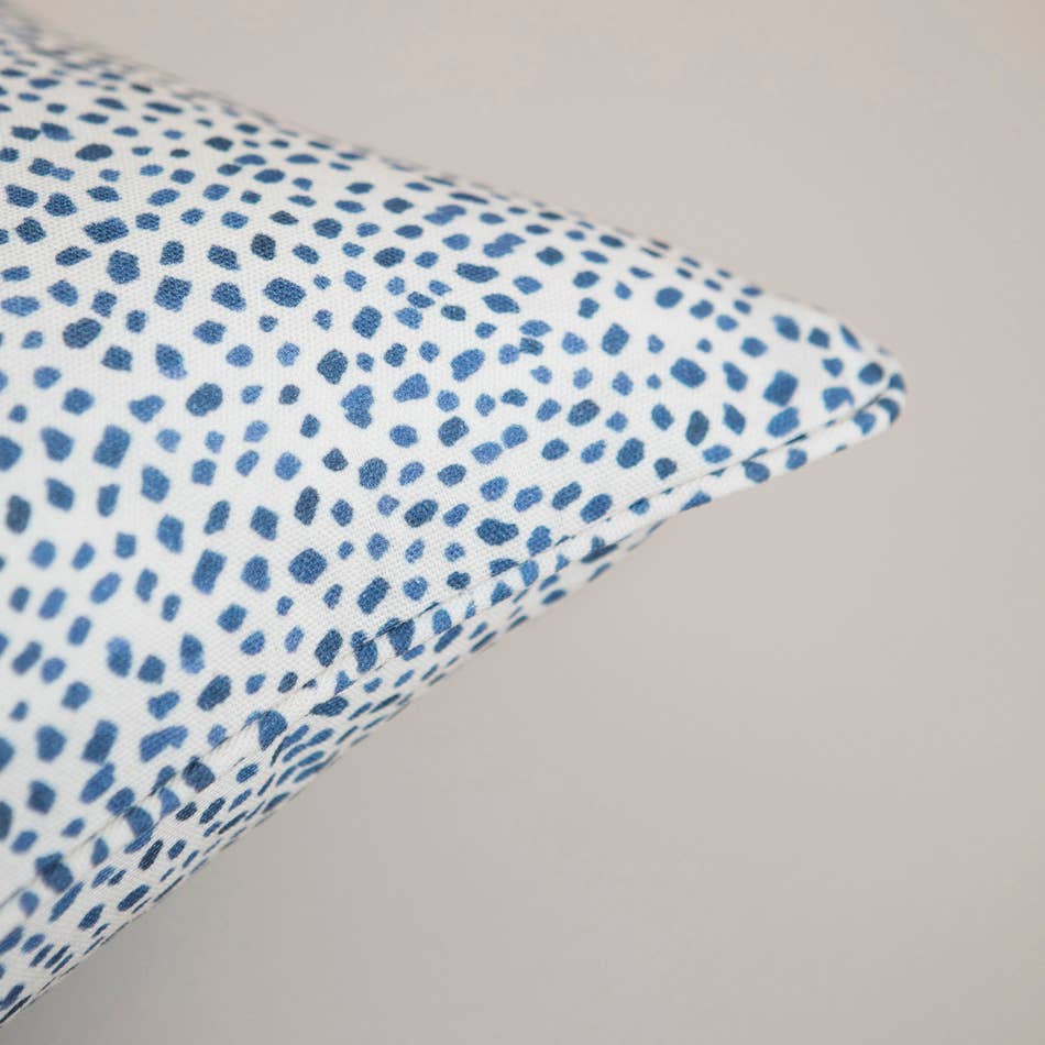 Blue Matilda Dots Cushion